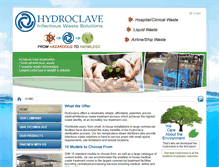 Tablet Screenshot of hydroclave.com